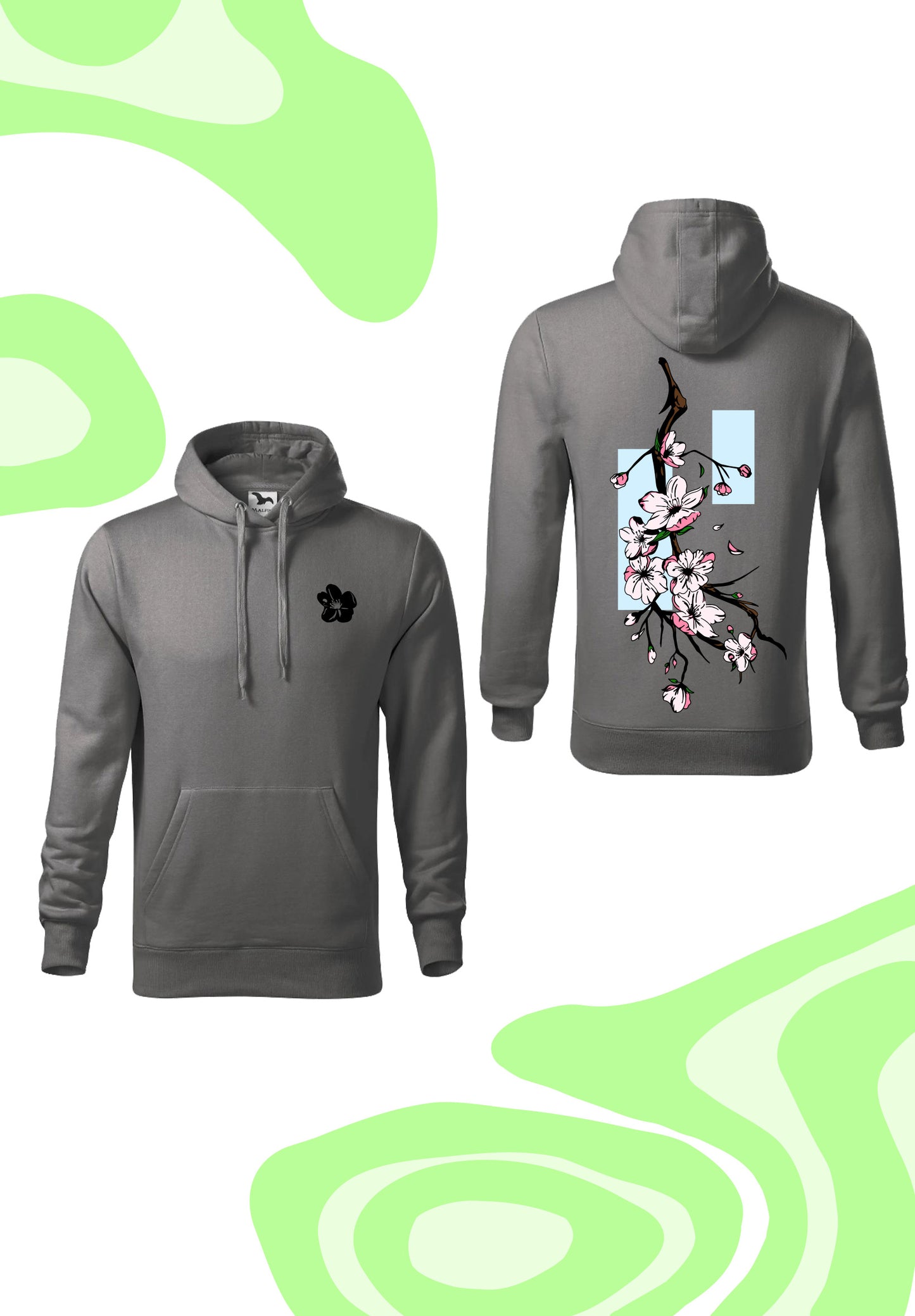 Hoodie "Blossom Flow"
