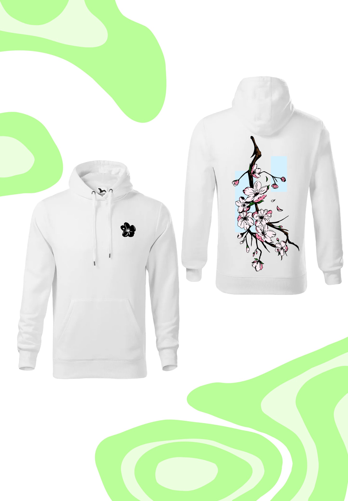 Hoodie "Blossom Flow"