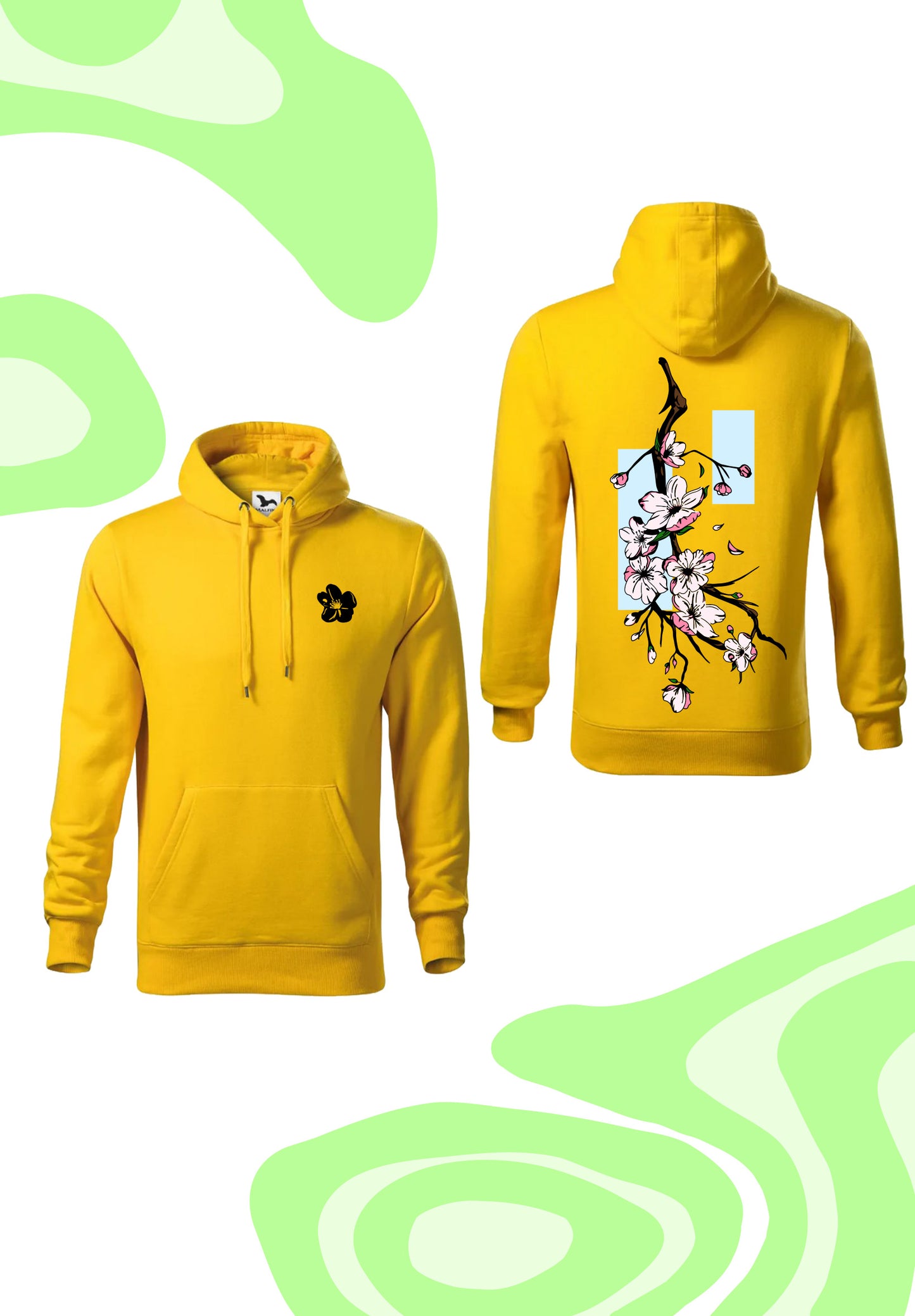 Hoodie "Blossom Flow"