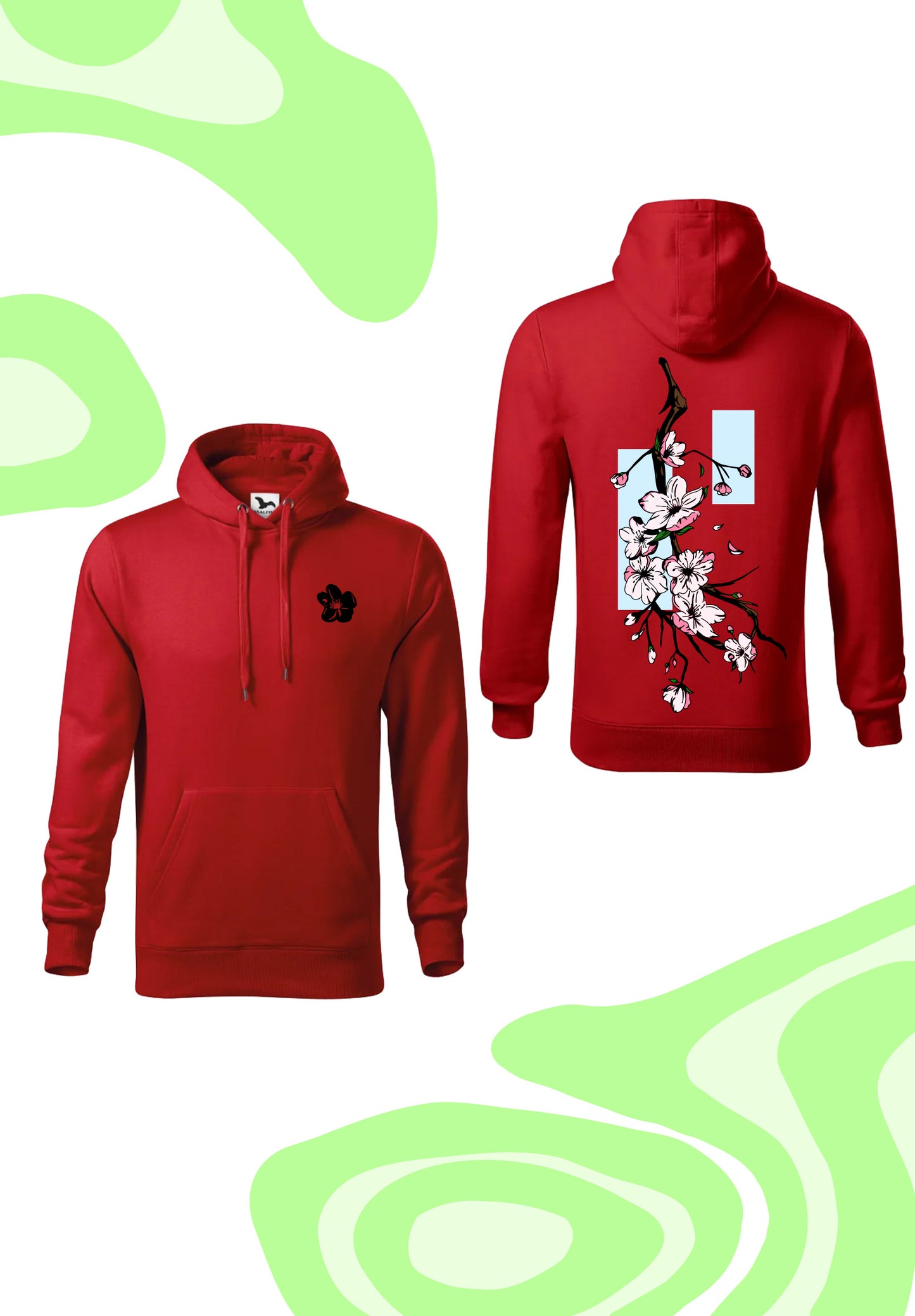 Hoodie "Blossom Flow"