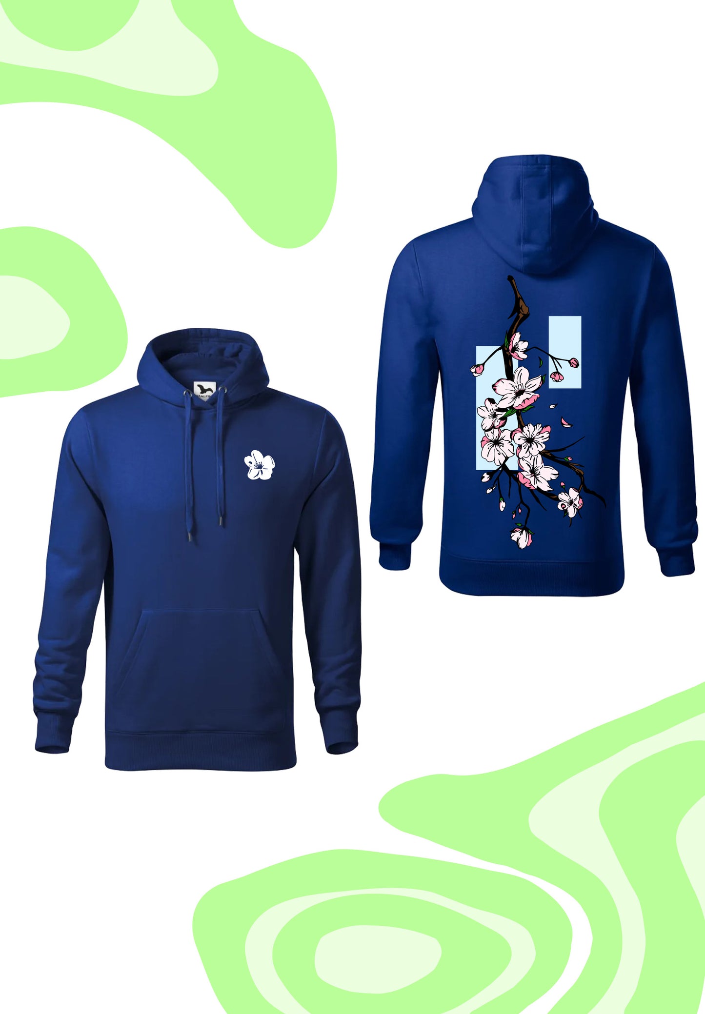 Hoodie "Blossom Flow"