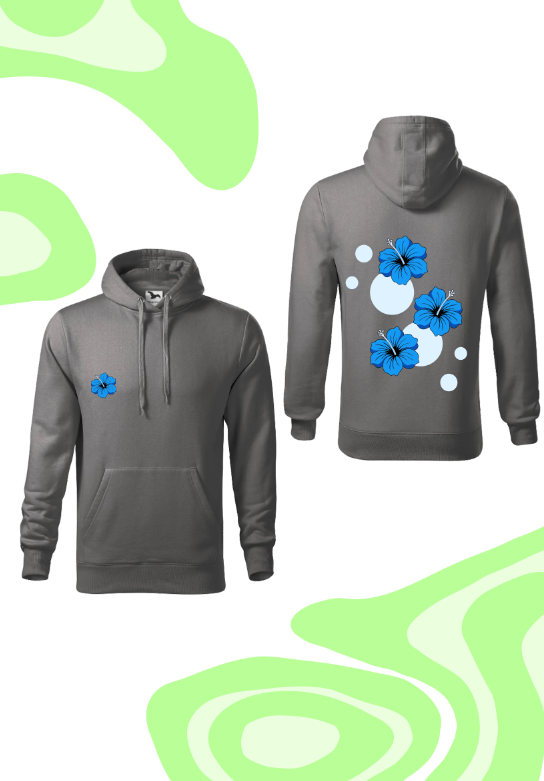 Mikina “Blue Bloom”