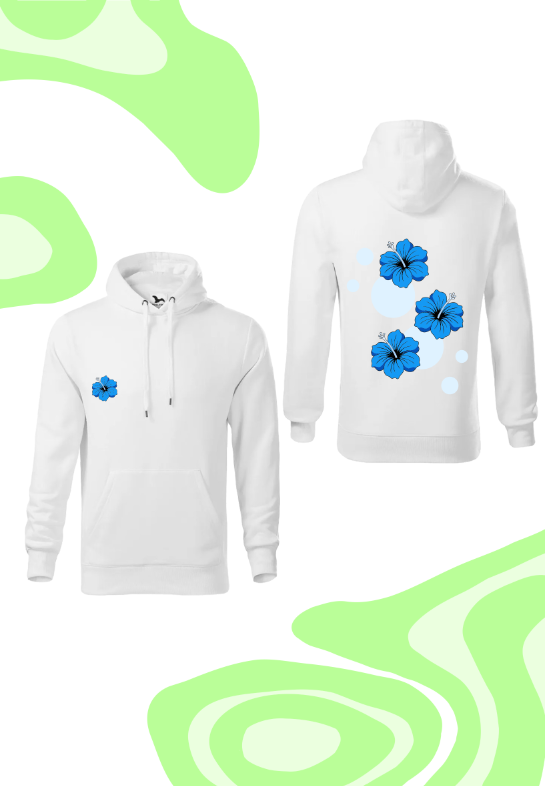 Mikina “Blue Bloom”