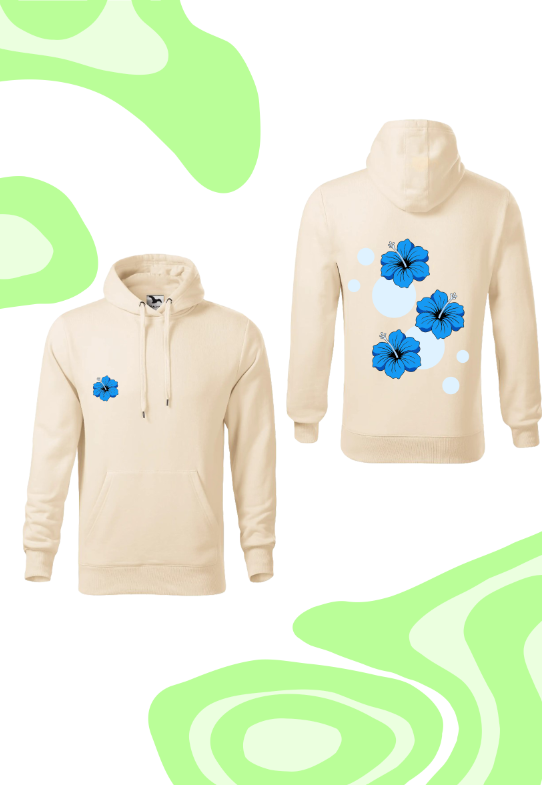 Mikina “Blue Bloom”