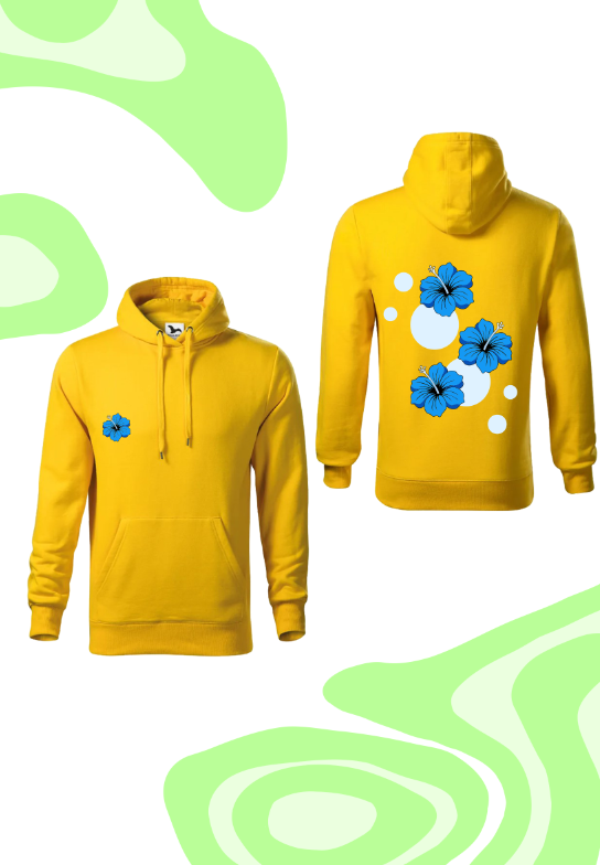 Mikina “Blue Bloom”