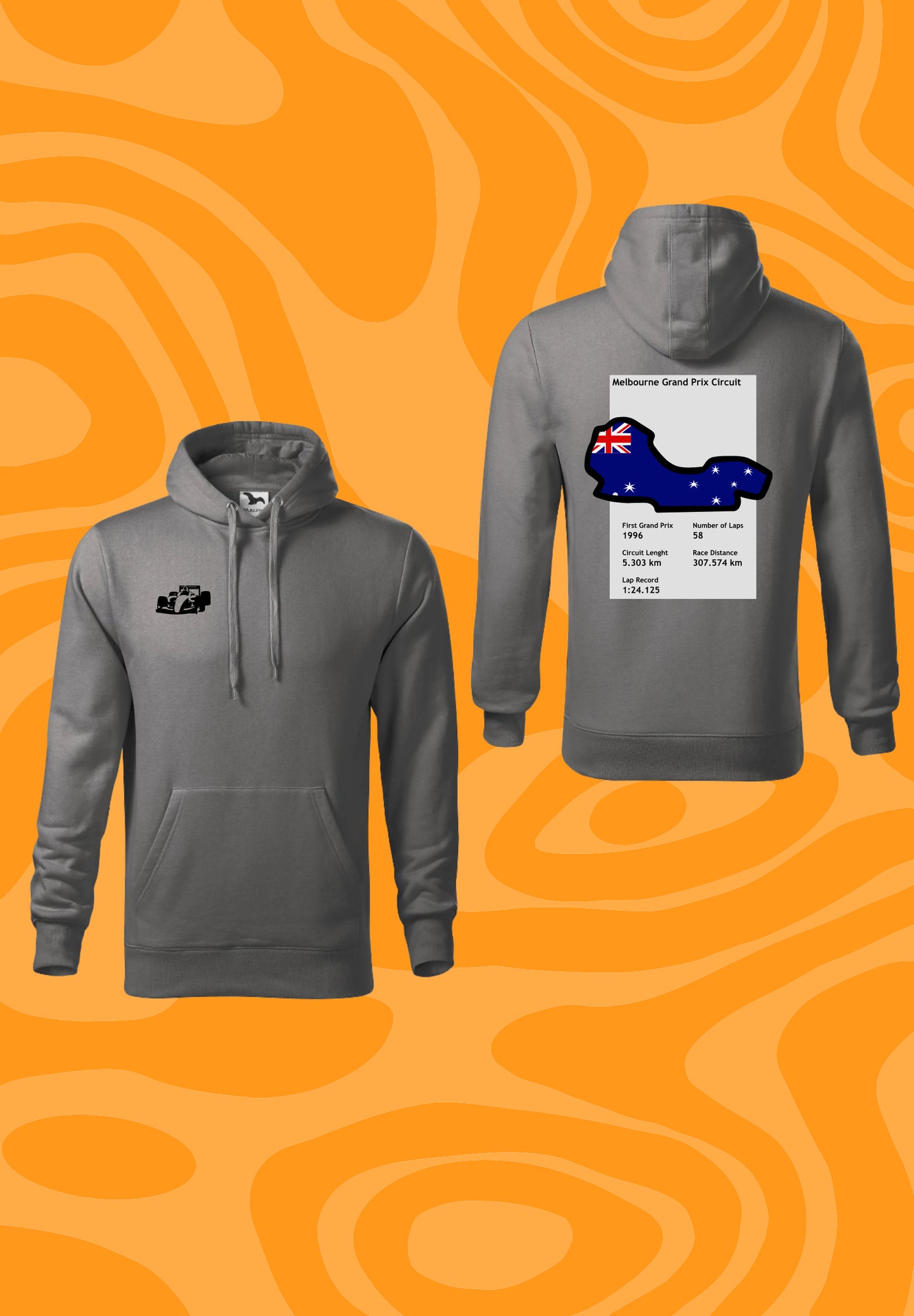 Mikina „Melbourne Grand Prix Circuit“