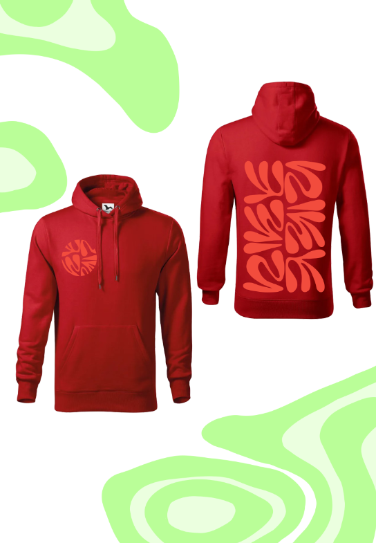 Mikina “Flow Red”