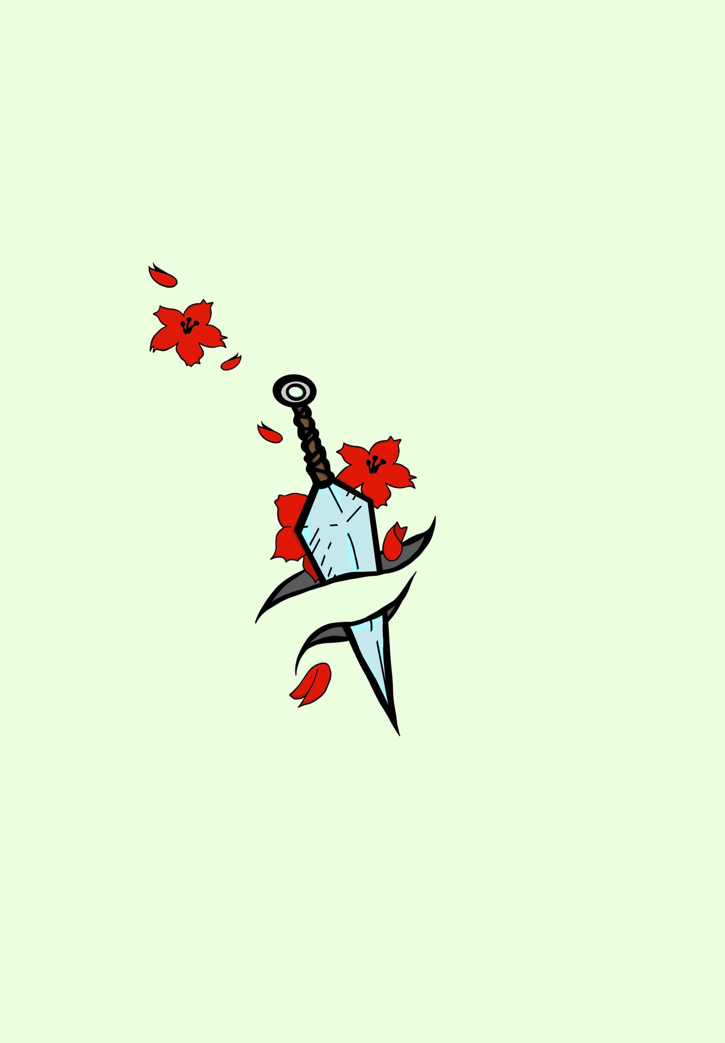 Mikina “Hibiscus Blade"