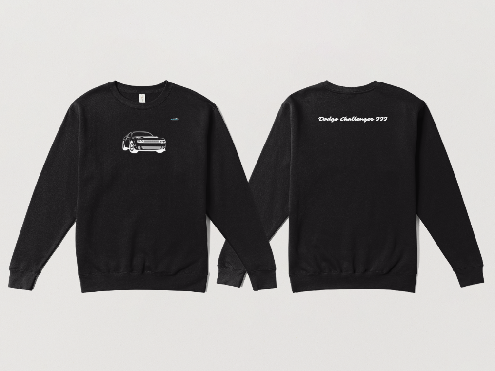 Mikina bez kapuce “Dodge Challenger III (2014)”