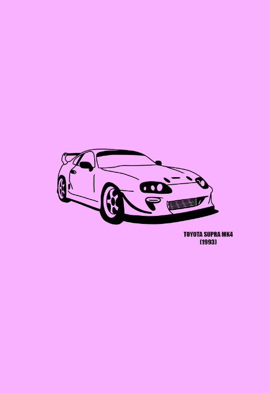 Mikina bez kapuce “Toyota Supra MK4 (1993)”