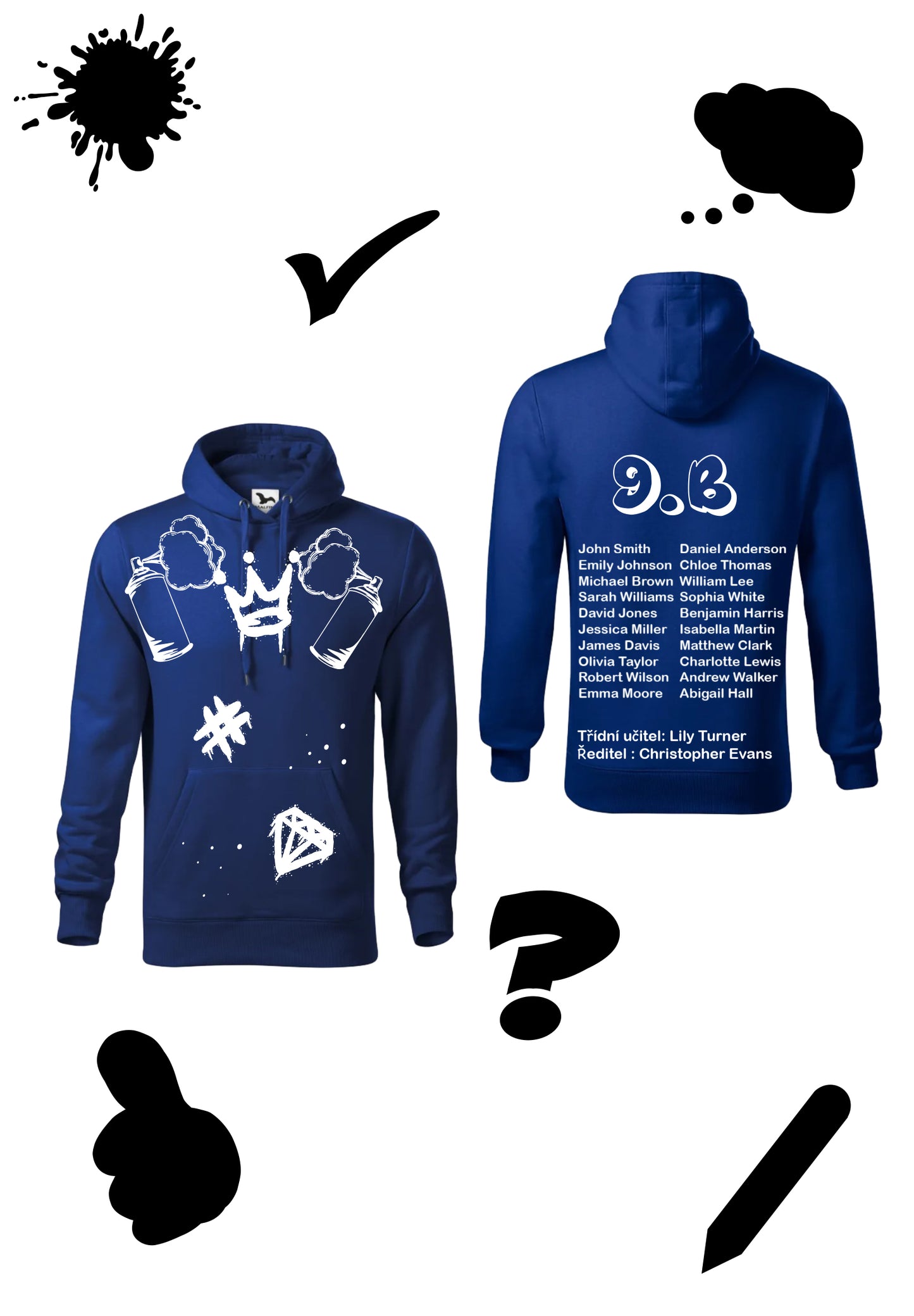 Sweatshirt "Devaťáci – Graffiti Edition"