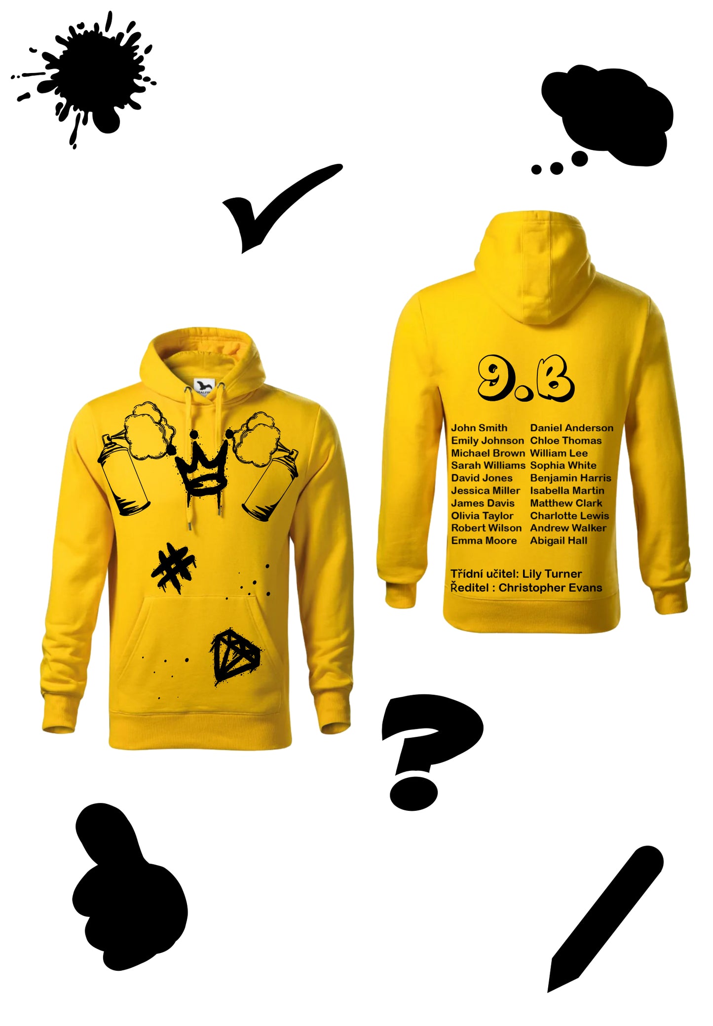 Sweatshirt "Devaťáci – Graffiti Edition"