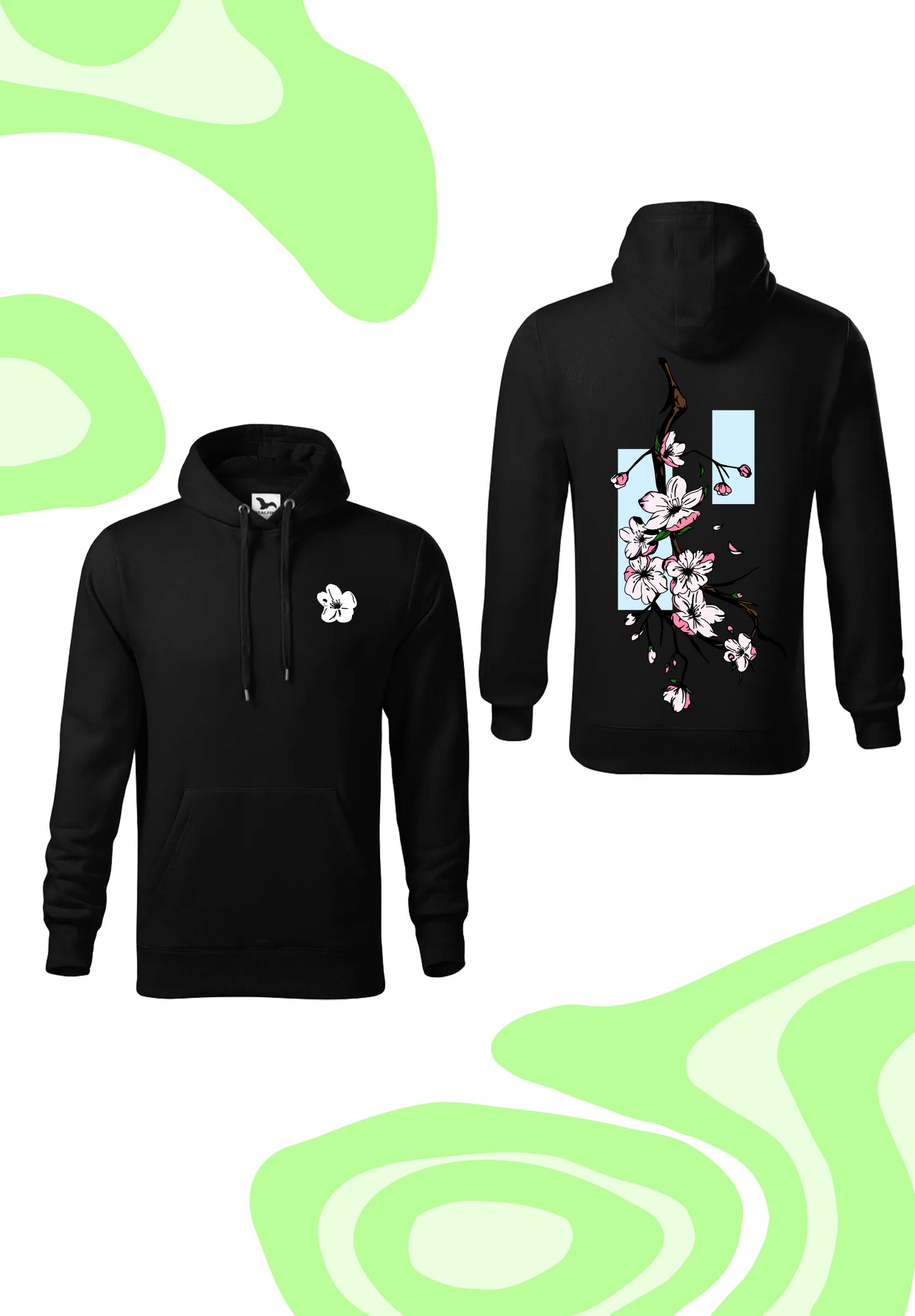 Hoodie "Blossom Flow"