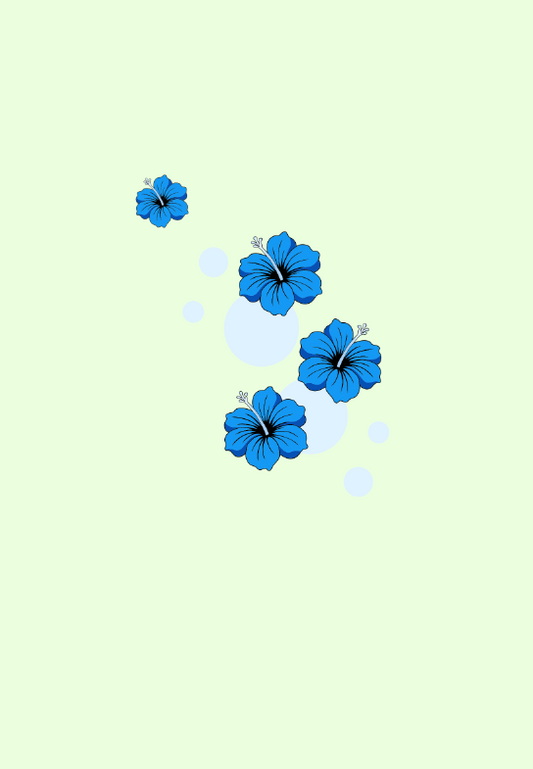 Mikina “Blue Bloom”