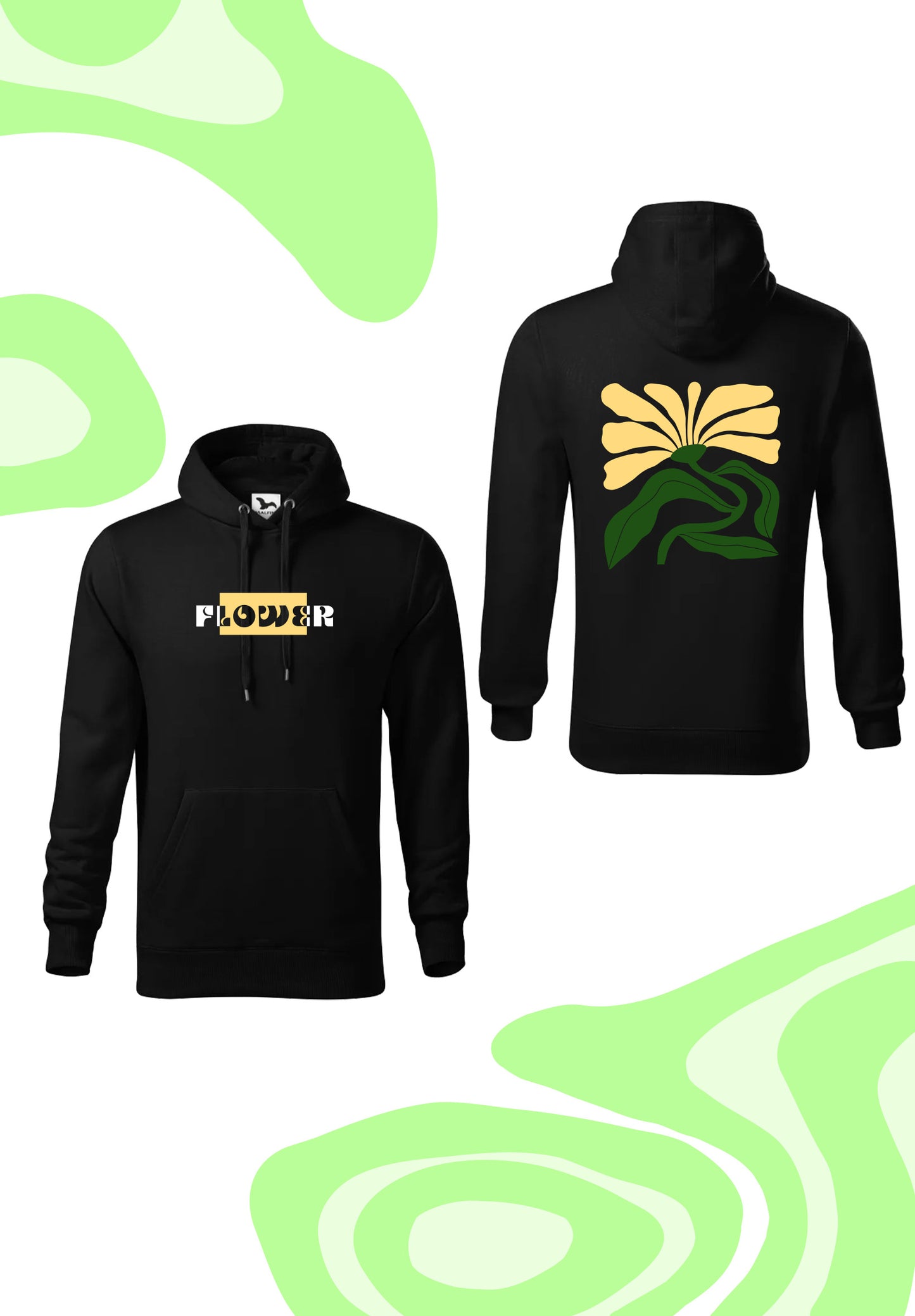 Mikina “Yellow flower”