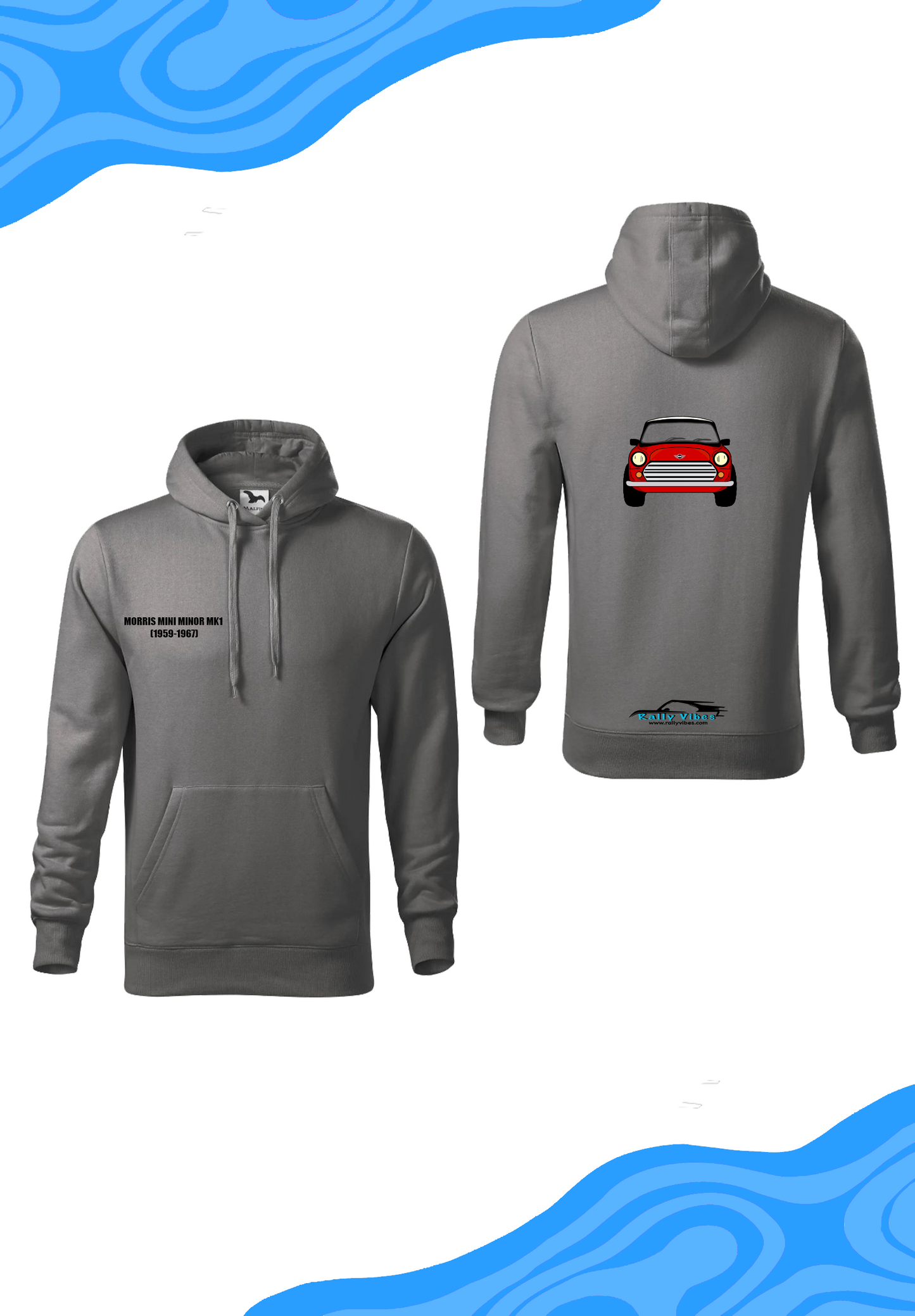 Mikina “Morris Mini Minor MK1 (1959) - smiling front”