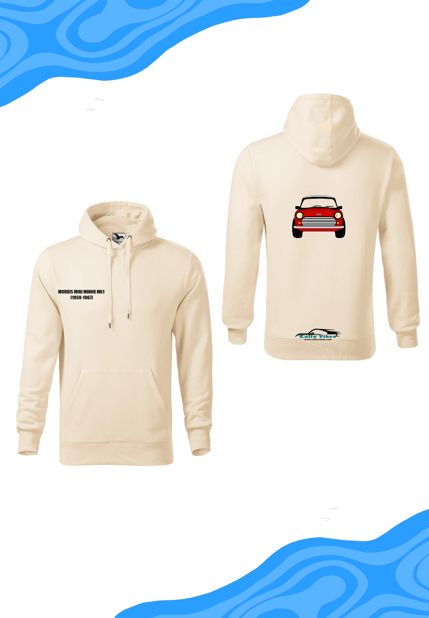 Mikina “Morris Mini Minor MK1 (1959) - smiling front”