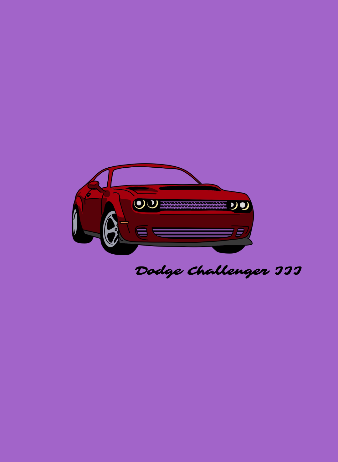Mikina bez kapuce “Dodge Challenger III (2014)”