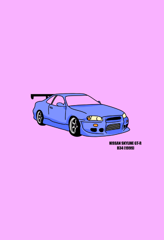 Mikina “Nissan Skyline GT-R R34 (1999-2002)”