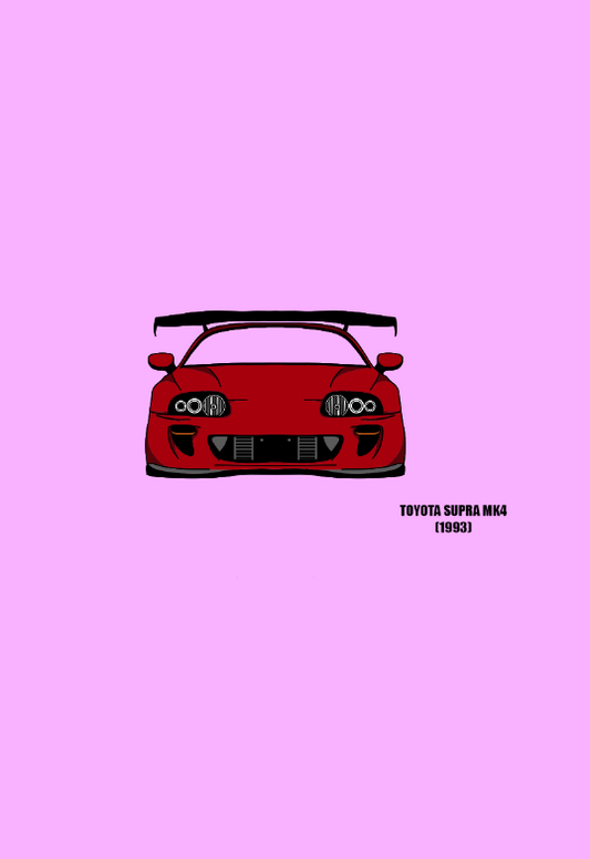 Mikina “Toyota Supra MK4 (1993-2002) - smiling front”
