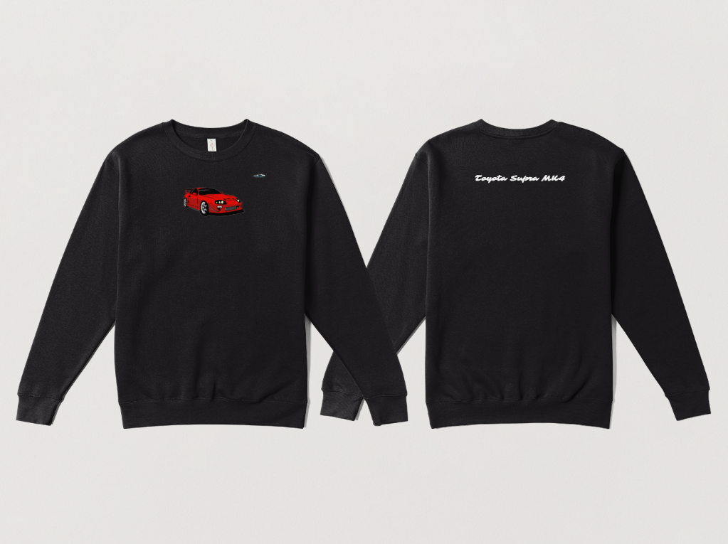 Mikina bez kapuce “Toyota Supra MK4 (1993)”