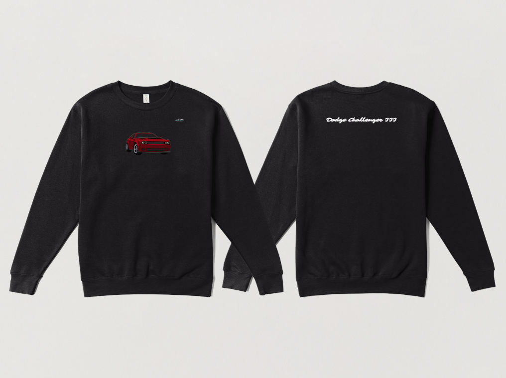 Mikina bez kapuce “Dodge Challenger III (2014)”