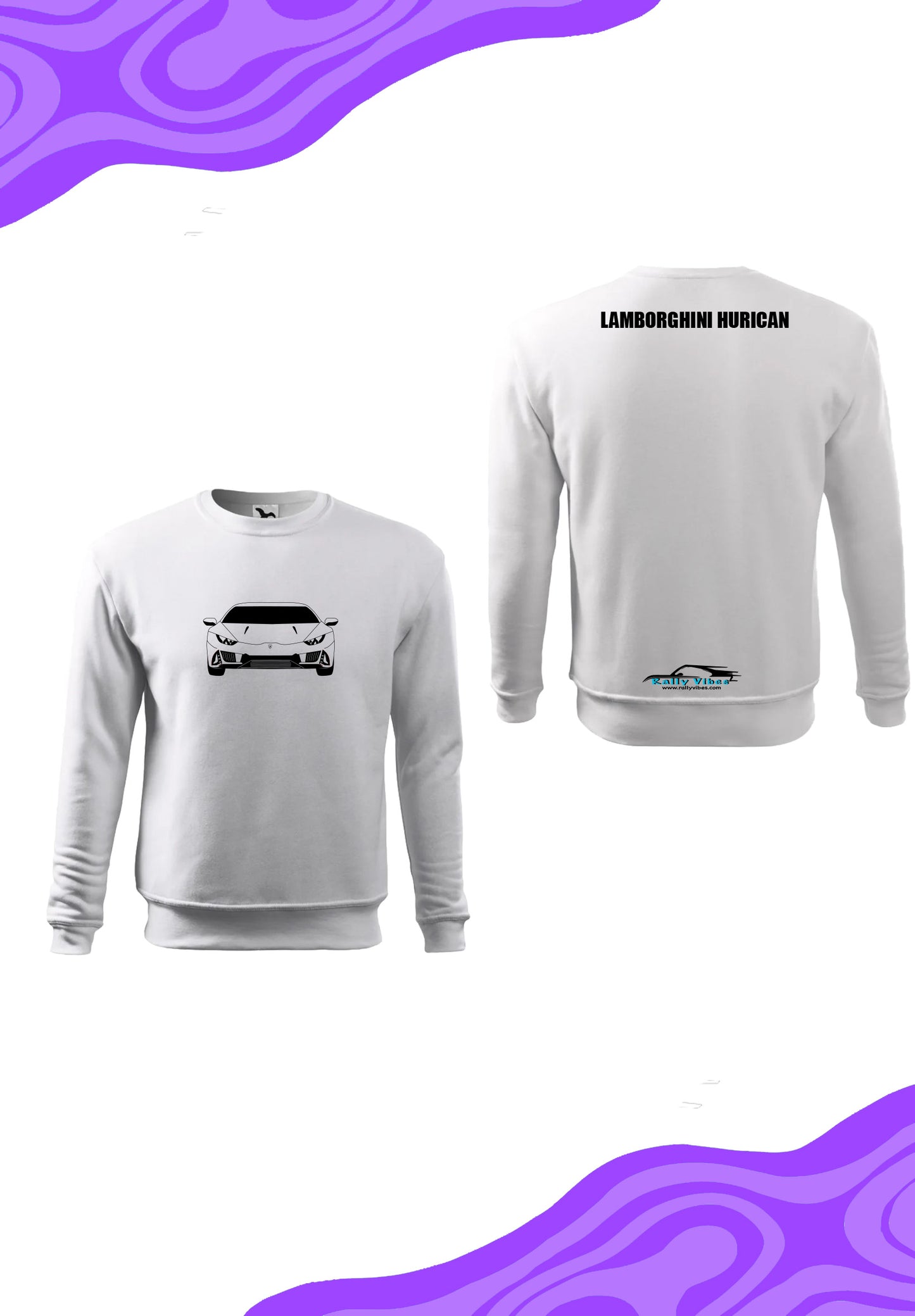 Mikina bez kapuce  “Lamborghini Hurican (2014)”