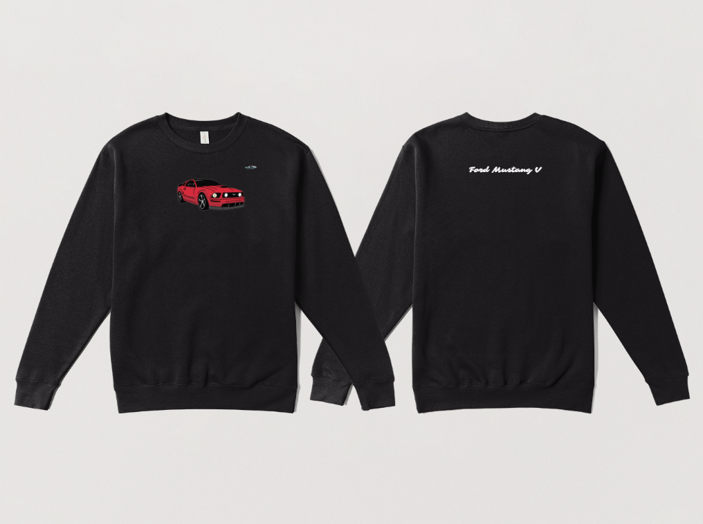 Mikina bez kapuce “Ford Mustang V (2009)”